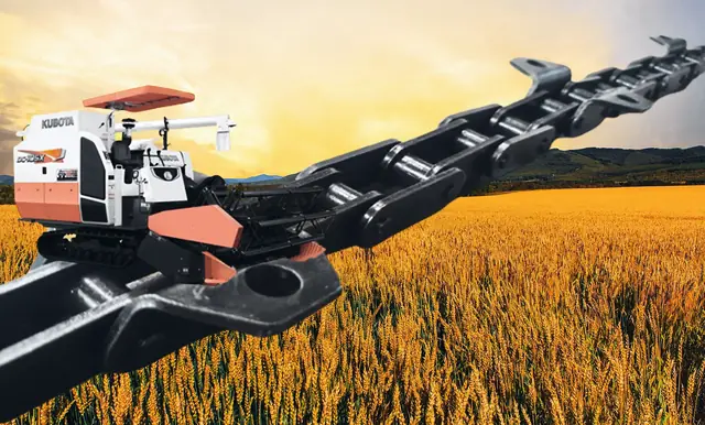 ICM chain in a combine harvester