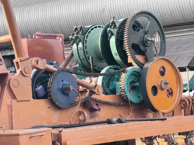 Sprockets and chain in machinery